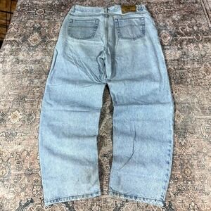 Vintage Tommy Hilfiger Jeans Men's 38x29 Blue Cotton Denim Straight Classic Fit